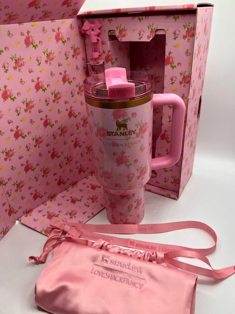 NIB Stanley x Loveshack Fancy Ibiza Sunset 40oz Tumbler - Picture 3 of 10